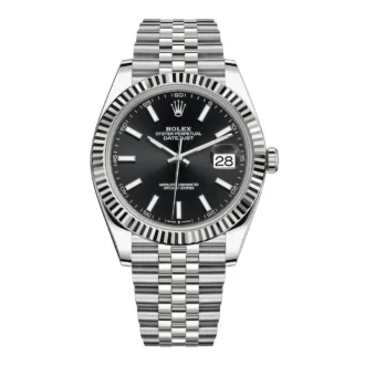 Rolex DATEJUST 41 Oyster, 41 mm, Oystersteel and white gold, M126334-0018 Watch - Replica