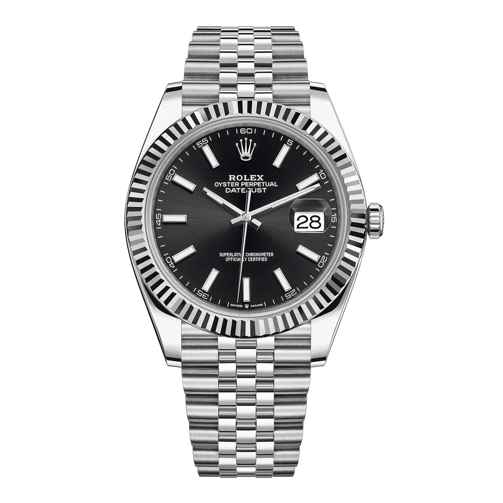 Rolex DATEJUST 41 Oyster, 41 mm, Oystersteel and white gold, M126334-0018 Watch - Replica