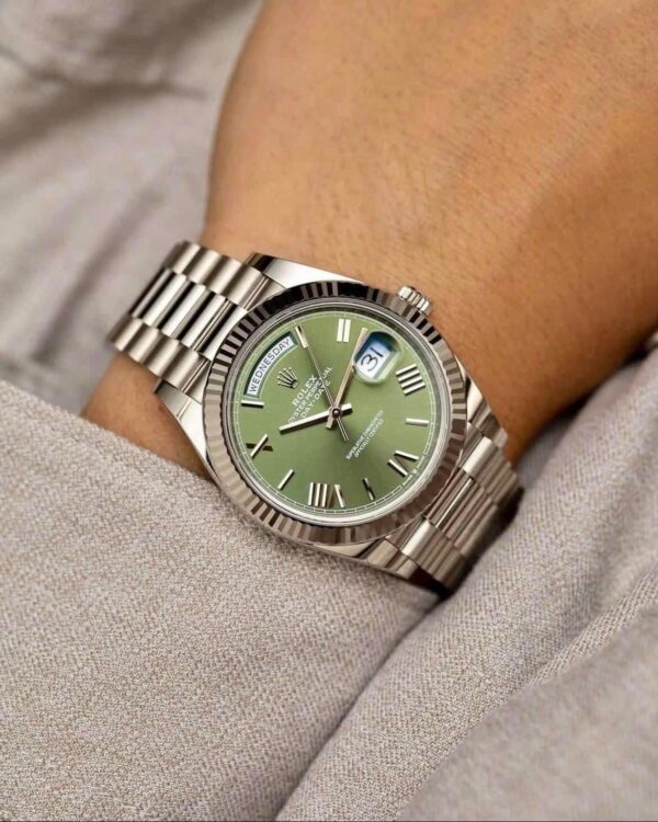 Rolex Day-Date 40 White gold Ref# 228239-0033 Watch - Replica - Image 2