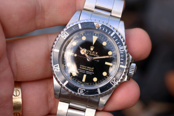 Submariner (No Date) 5512 4 Line Gilt FULL GLOSS 1966 Watch - Replica - Image 4