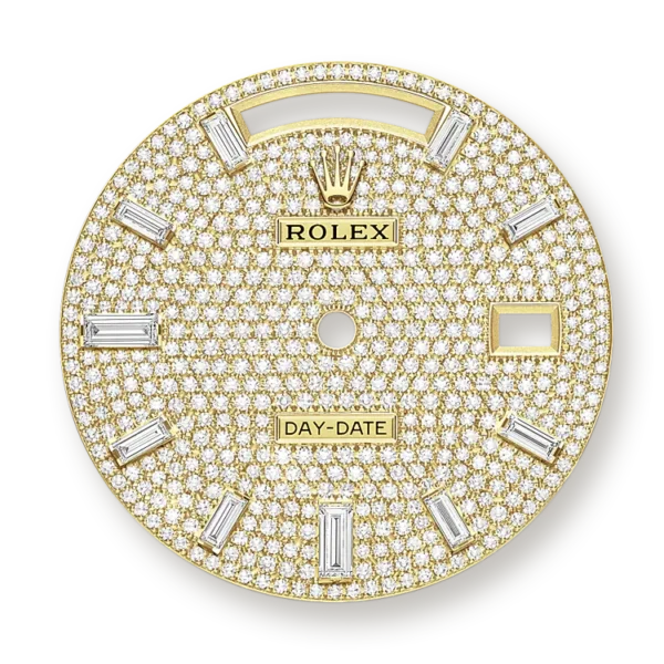Rolex Day-Date 40mm 228398TBR-0036 Diamond Paved Dial President Watch - Replica - Image 6