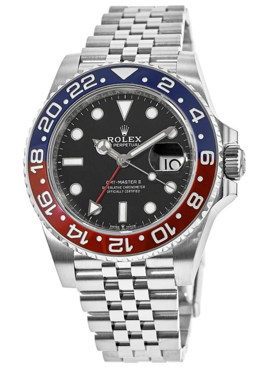 Gmt Master Ll Pepsi Bezel Jubilee Bracelet Men's Watch M126710blro-0001 - Replica