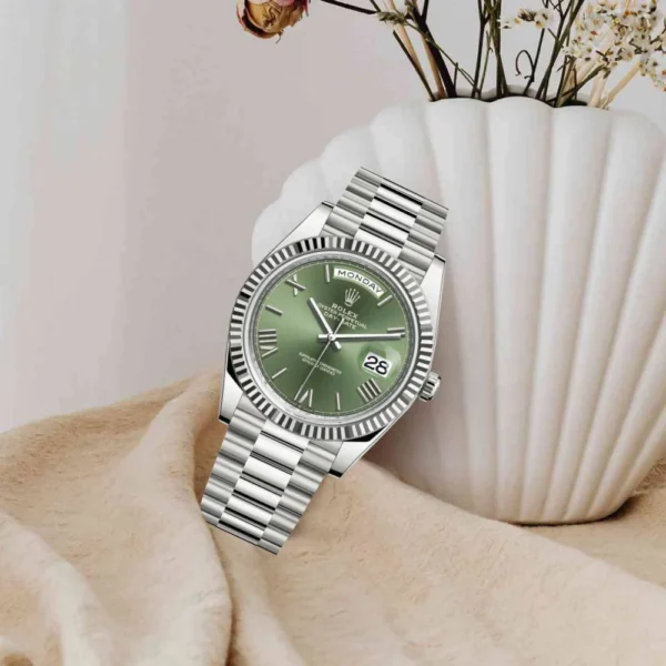 Rolex Day-Date 40 White gold Ref# 228239-0033 Watch - Replica - Image 4