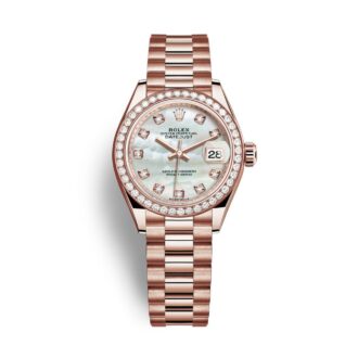 Rolex Lady-Datejust 279135RBR-0010 Everose Gold - Replica