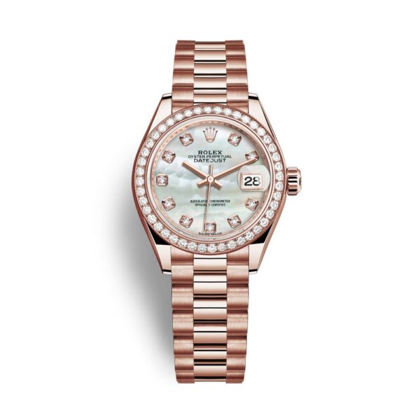 Rolex Lady-Datejust 279135RBR-0010 Everose Gold - Replica