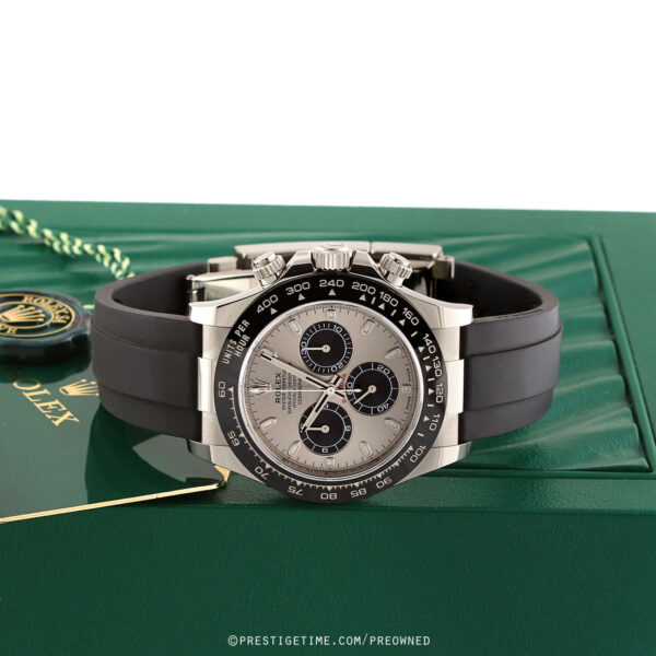 Rolex Daytona 18K White Gold 116519LN Oyster Perpetual Cosmograph Watch - Replica - Image 4