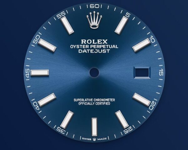 Rolex Datejust 41 Blue Dial Oyster Bracelet 2021 Ref 126300 - Replica - Image 3