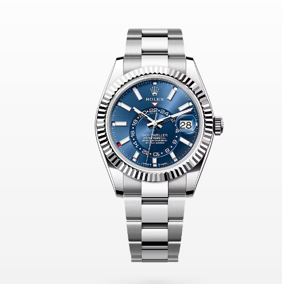 Rolex Sky-Dweller Oyster, 42 mm, Oystersteel and White Gold, Ref 336934 - Replica