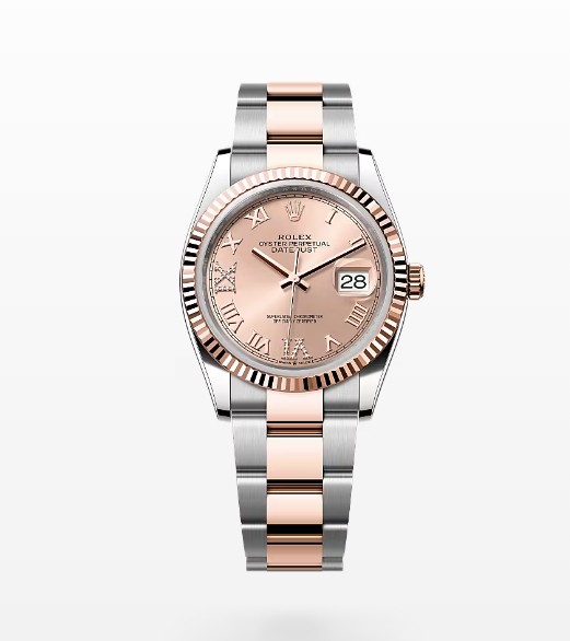 Rolex Datejust 36  Oyster, 36 mm, Oystersteel and Everose gold,  Ref126231 - Replica