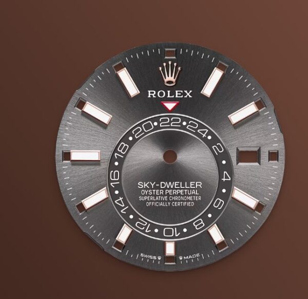 Rolex Sky-Dweller Oyster, 42 mm, Everose Gold, Ref 336235 - Replica - Image 3