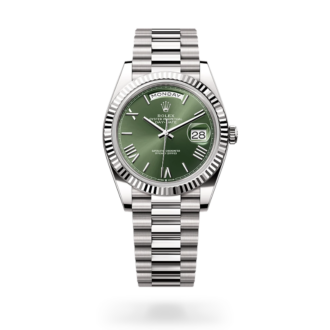 Rolex Day-Date 40 White gold Ref# 228239-0033 Watch - Replica