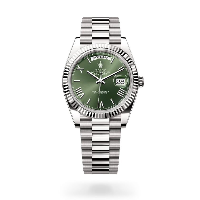 Rolex Day-Date 40 White gold Ref# 228239-0033 Watch - Replica