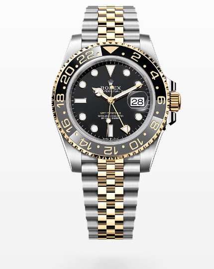 Rolex GMT-Master II Oyster, 40 mm, Oystersteel and yellow gold Ref 126713GRNR- Replica