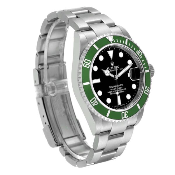 Rolex Submariner Green 50th Anniversary Steel Mens Watch 16610LV Watch - Replica - Image 4