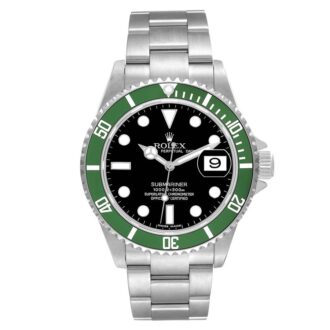 Rolex Submariner Green 50th Anniversary Steel Mens Watch 16610LV Watch - Replica