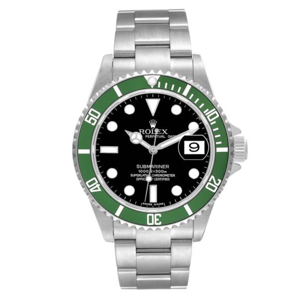 Rolex Submariner Green 50th Anniversary Steel Mens Watch 16610LV Watch - Replica