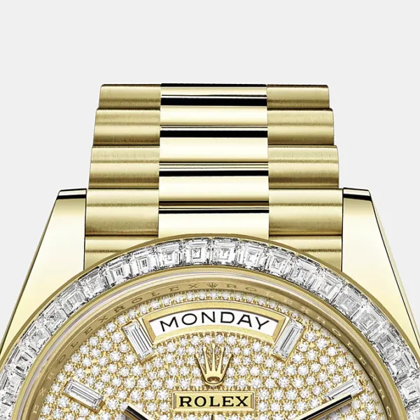 Rolex Day-Date 40mm 228398TBR-0036 Diamond Paved Dial President Watch - Replica - Image 3