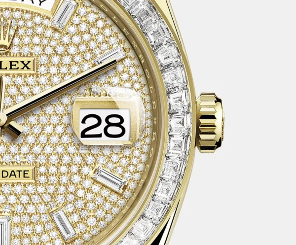 Rolex Day-Date 40mm 228398TBR-0036 Diamond Paved Dial President Watch - Replica - Image 8