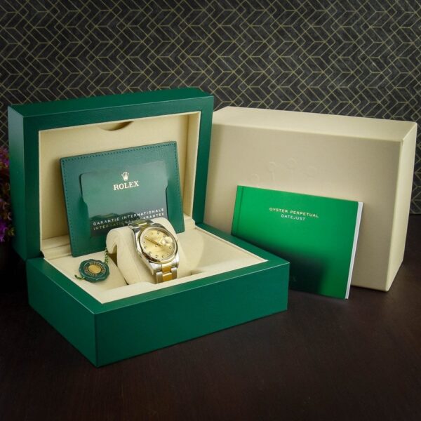 Rolex Day-Date Champagne Dial 18K Yellow Gold President Automatic Men’s Watch - Replica - Image 5