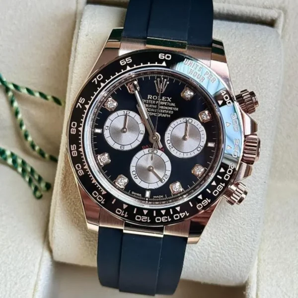 Rolex Daytona 126515LN-0004 Black Diamond 40mm Watch - Replica - Image 6