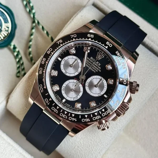 Rolex Daytona 126515LN-0004 Black Diamond 40mm Watch - Replica - Image 5