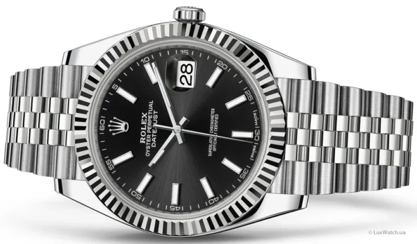 Rolex DATEJUST 41 Oyster, 41 mm, Oystersteel and white gold, M126334-0018 Watch - Replica - Image 4