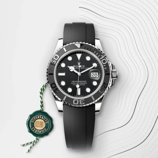 Rolex Yacht-Master M226659-0002 Oyster, 42 mm, white gold Watch - Replica - Image 5