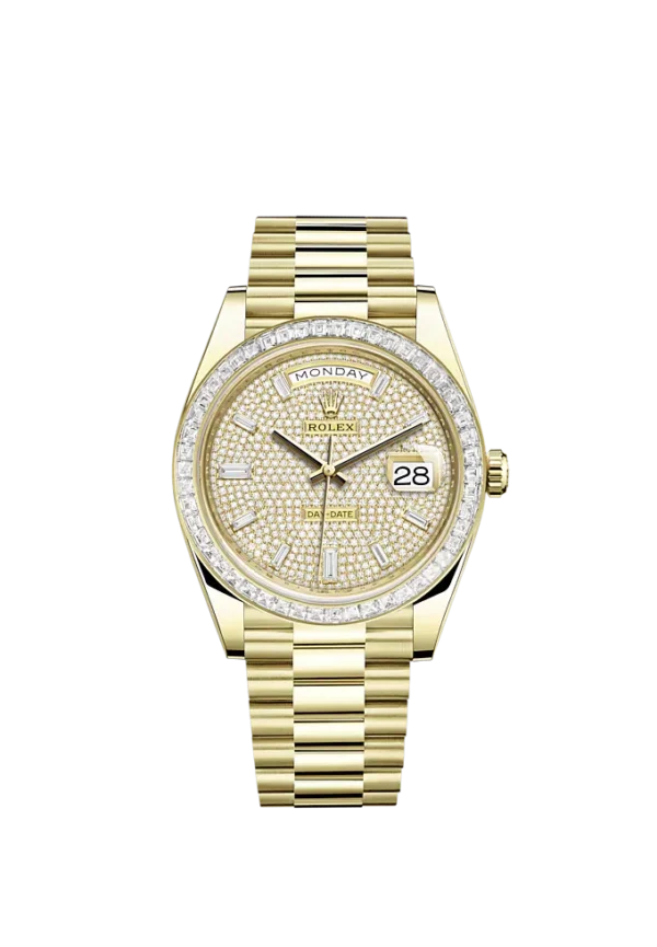 Rolex Day-Date 40mm 228398TBR-0036 Diamond Paved Dial President Watch - Replica - Image 2