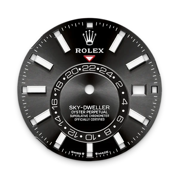 Rolex Sky-Dweller, 42mm, Oystersteel and 18k White Gold, Black, Jubilee, Ref# 336934-000 Watch - Replica - Image 3