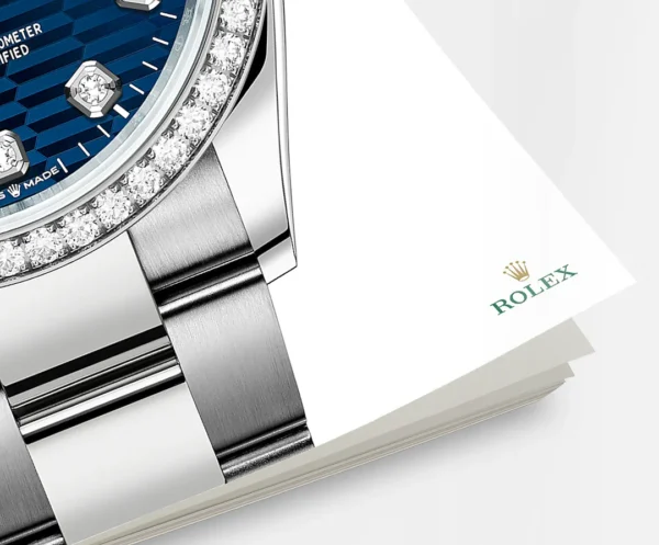 Rolex Datejust 36mm, Oystersteel and 18k White Gold, Ref# 126284rbr-0050 Watch - Replica - Image 5