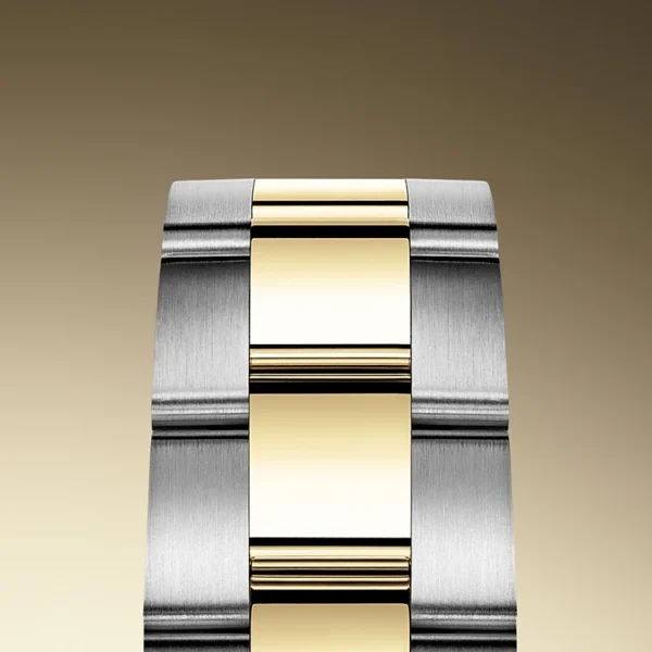 Rolex Sky-Dweller, 42mm, Oystersteel and 18k Yellow Gold, Champagne, Oyster, Ref# 336933-0001 Watch - Replica - Image 5