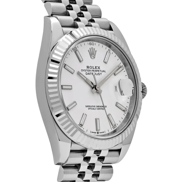 Pre-owned Rolex Datejust Automatic Chronometer Silver Dial Ladies Watch - Replica - Image 4