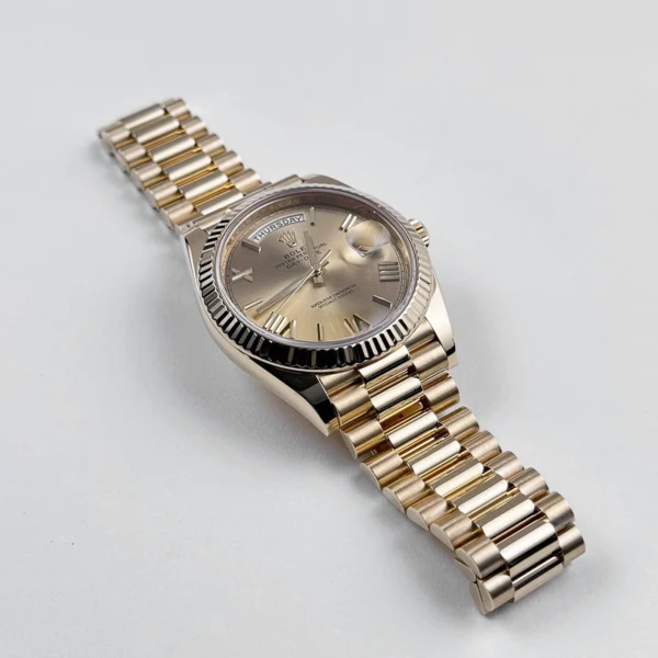 Rolex Day-Date 40 Champagne Dial 18K Yellow Gold President Automatic Men’s Watch 228238CRSP - Replica - Image 2
