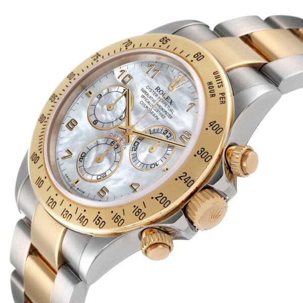 Rolex Daytona 116523 MOP Dial Two-Tone Mens Watch - Replica - Image 2