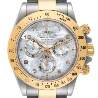 Rolex Daytona 116523 MOP Dial Two-Tone Mens Watch - Replica