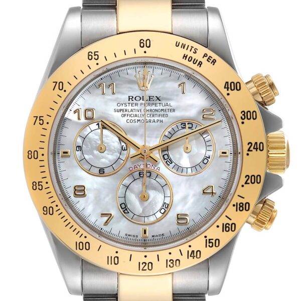 Rolex Daytona 116523 MOP Dial Two-Tone Mens Watch - Replica