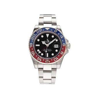 Rolex 116719 GMT-Master II 18K White Gold Pepsi Ceramic Bezel Men’s Watch - Replica