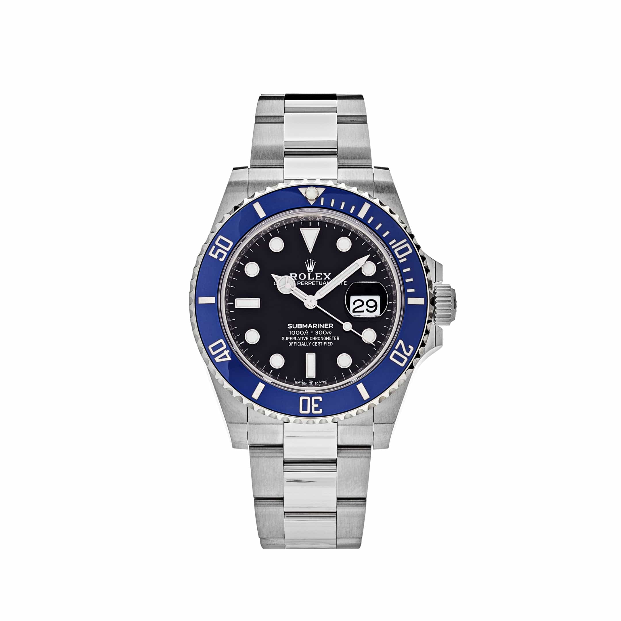Rolex Submariner "Smurf" Black Dial, Blue bezel Automatic Chronometer Men’s Watch 126619LBBKSO - Replica