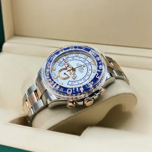 Rolex Yacht-Master II, Stainless Steel and 18k Everose Gold, 44mm, Ref# 116681-0002 Watch - Replica - Image 3