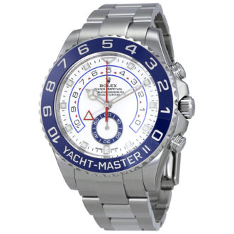 Rolex Yacht-Master II Oystersteel White Dial Men's Watch 116680-0002 - Replica