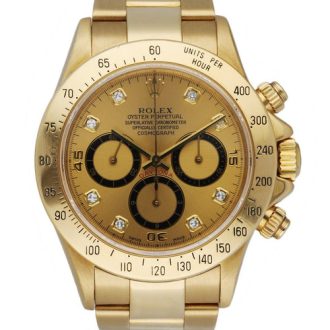 Rolex Zenith Daytona 16528 18K Yellow Gold Mens Watch - Replica