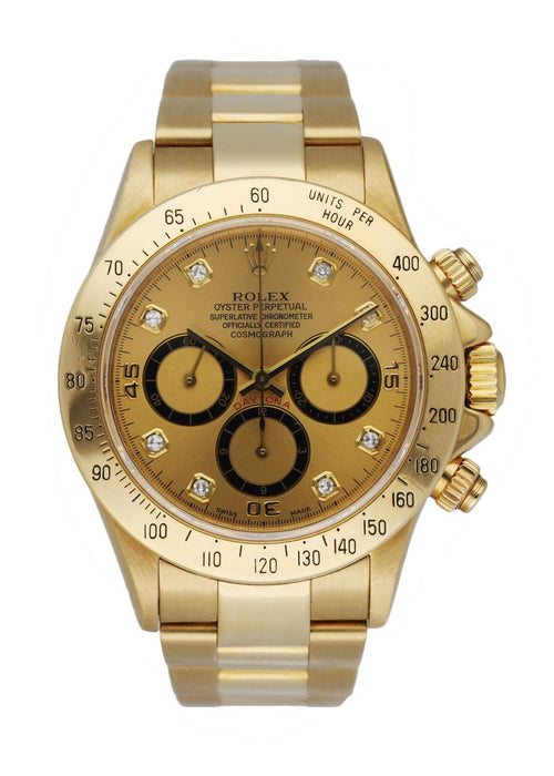 Rolex Zenith Daytona 16528 18K Yellow Gold Mens Watch - Replica