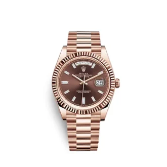 Rolex Day-Date 40 18 ct Everose gold Ref# 228235-0003 Watch - Replica