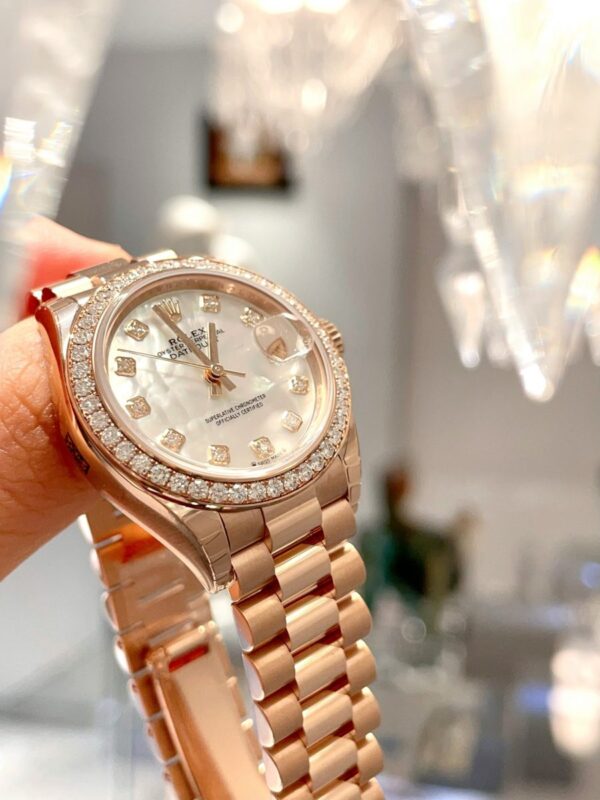 Rolex Lady-Datejust 279135RBR-0010 Everose Gold - Replica - Image 2